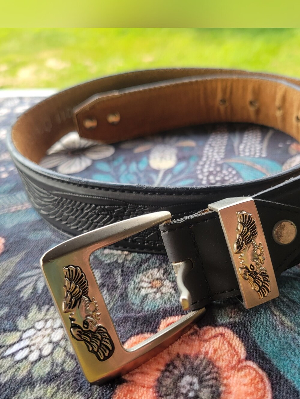 Harley-Davidson Belt Size Small Black Eagles USA Americana Motorcycle Merch